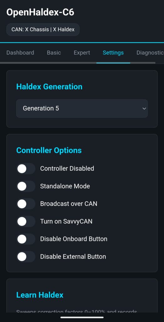 OpenHaldex-C6 port to LilyGo T-2CAN